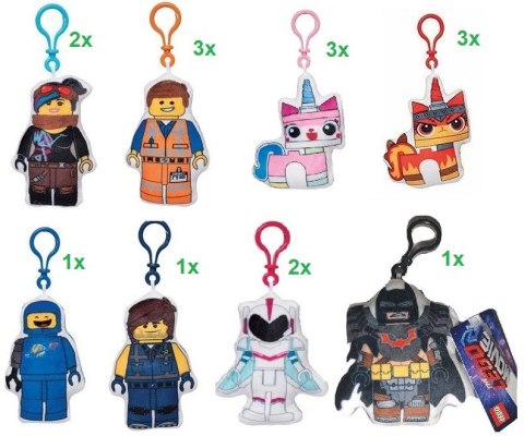 Lego Movie 2 plusz brelok zawieszka 12cm Lego Movie 2 plusz brelok zawieszka 12cm