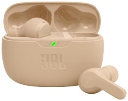 Słuchawki - JBL Vibe Beam Beżowe