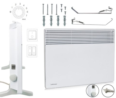 Elektryczny grzejnik naścienny WARMTEC EWX-1500W Elektryczny grzejnik naścienny WARMTEC EWX-1500W
