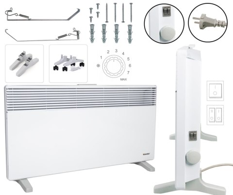Elektryczny grzejnik naścienny WARMTEC EWX-2000W Elektryczny grzejnik naścienny WARMTEC EWX-2000W