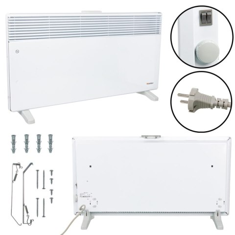 Elektryczny grzejnik naścienny WARMTEC EWX-2000W Elektryczny grzejnik naścienny WARMTEC EWX-2000W