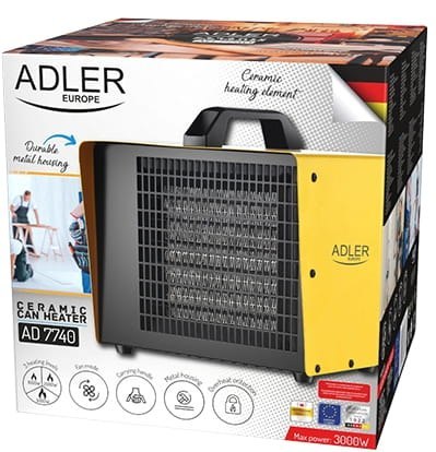 Nagrzewnica Ceramiczna 3000W ADLER AD 7740 Nagrzewnica Ceramiczna 3000W ADLER AD 7740