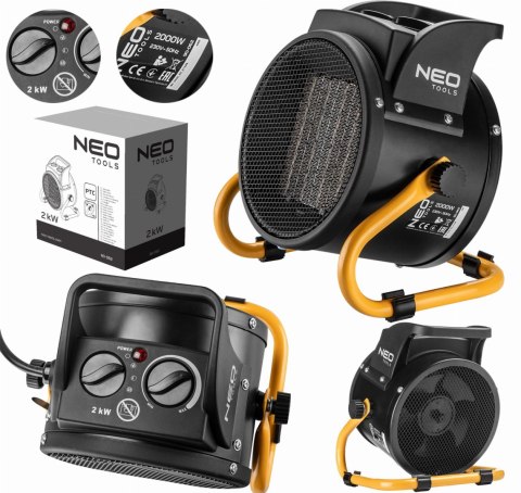Nagrzewnica Elektryczna Ceramiczna PTC 2kW Nagrzewnica Elektryczna Ceramiczna PTC 2kW