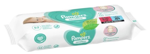 PAMPERS Chusteczki Nawilżane Sensitive 52 szt. - 12 op. PAMPERS Chusteczki Nawilżane Sensitive 52 szt. - 12 op.