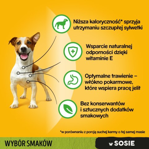 PEDIGREE Mixed Selection with Vegetables Sos Ind/Jag/Woł/Kur 40x100g PEDIGREE Mixed Selection with Vegetables Sos Ind/Jag/Woł/Kur 40x100g