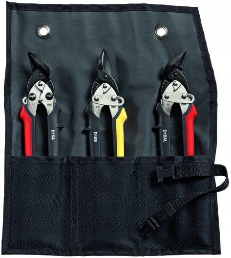 ZESTAW NOŻYC DO BLACHY IDEAL, 3SZT. ETUI ZESTAW NOŻYC DO BLACHY IDEAL, 3SZT. ETUI