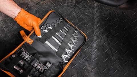 ZESTAW NARZĘDZI DO MOTOCYKLA 25 SZT.MIĘKKIE ETUI ZESTAW NARZĘDZI DO MOTOCYKLA 25 SZT.MIĘKKIE ETUI