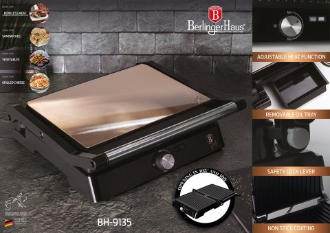 GRILL ELEKTRYCZNY OPIEKACZ BERLINGER HAUS BH-9135 GRILL ELEKTRYCZNY OPIEKACZ BERLINGER HAUS BH-9135