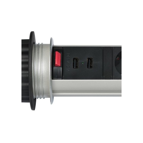 Listwa zasilająca Tower Power 3 gniazda 2 usb 2m Brennenstuhl 1396201013 Listwa zasilająca Tower Power 3 gniazda 2 usb 2m Brennenstuhl 1396201013