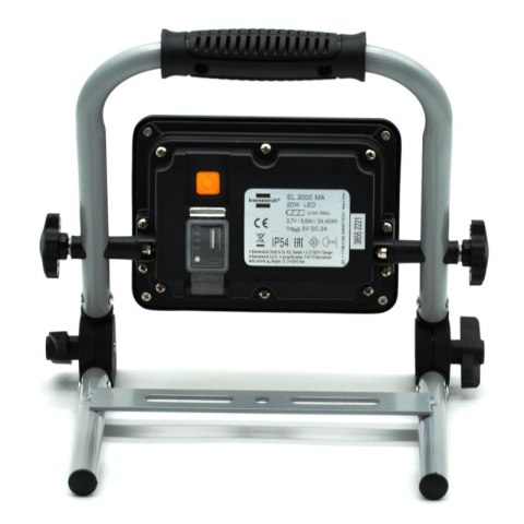 Reflektor akumulatorowy budowlany LED EL 2000 MA, 2150lm, IP54 Brennenstuhl 1171960205 Reflektor akumulatorowy budowlany LED EL 2000 MA, 2150lm, IP54 Brennenstuhl 1171960205