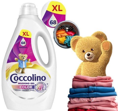 Coccolino Color XL Żel Do Prania Kolorowych Tkanin 68 Prań 2,72l Coccolino Color XL Żel Do Prania Kolorowych Tkanin 68 Prań 2,72l