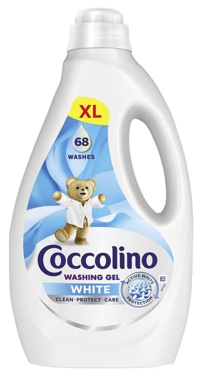 Coccolino White XL Żel Do Prania Białych Tkanin 68 Prań 2,72l Coccolino White XL Żel Do Prania Białych Tkanin 68 Prań 2,72l