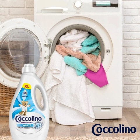 Coccolino White XL Żel Do Prania Białych Tkanin 68 Prań 2,72l Coccolino White XL Żel Do Prania Białych Tkanin 68 Prań 2,72l