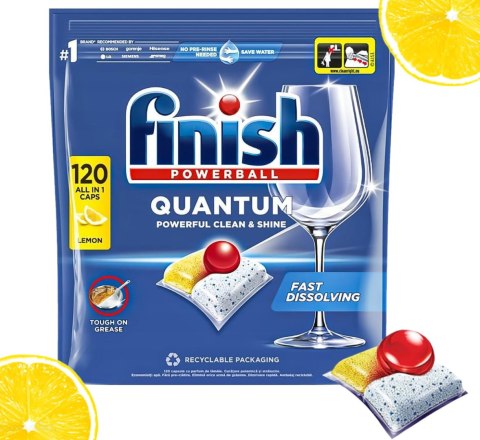 FINISH Kapsułki Quantum All-in-1 120 Lemon FINISH Kapsułki Quantum All-in-1 120 Lemon