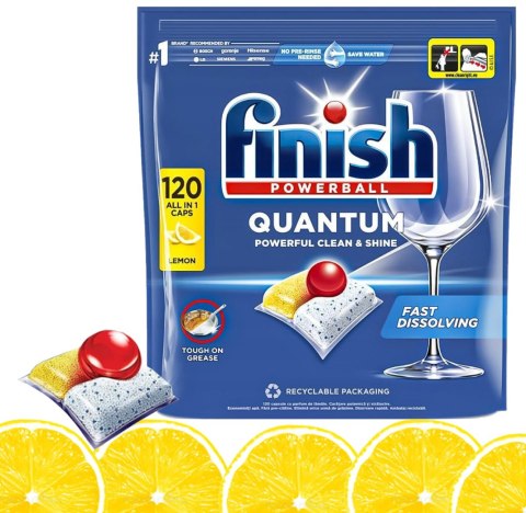 FINISH Kapsułki Quantum All-in-1 120 Lemon FINISH Kapsułki Quantum All-in-1 120 Lemon