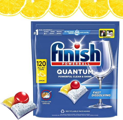 FINISH Kapsułki Quantum All-in-1 120 Lemon FINISH Kapsułki Quantum All-in-1 120 Lemon