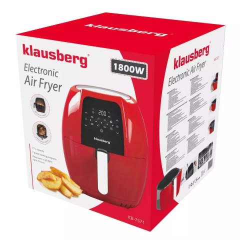 FRYTOWNICA BEZTŁUSZCZOWA 1800W 7,7L KLAUSBERG KB-7571 FRYTOWNICA BEZTŁUSZCZOWA 1800W 7,7L KLAUSBERG KB-7571