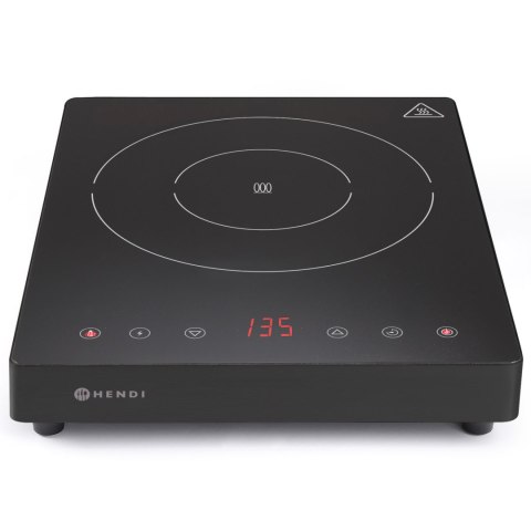 Kuchenka indukcyjna przenośna z panelem dotykowym 1 pole grzewcze Black Line śr. 22 cm 2000 W - Hendi 239391 Kuchenka indukcyjna przenośna z panelem dotykowym 1 pole grzewcze Black Line śr. 22 cm 2000 W - Hendi 239391