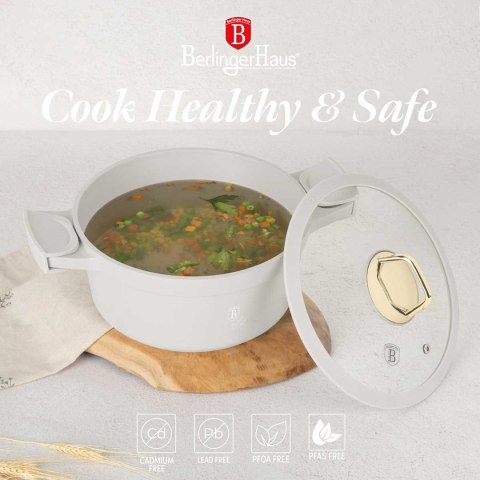 GARNEK TYTANOWY Z POKRYWĄ 28cm BERLINGER HAUS BH-7788 SAHARA GARNEK TYTANOWY Z POKRYWĄ 28cm BERLINGER HAUS BH-7788 SAHARA
