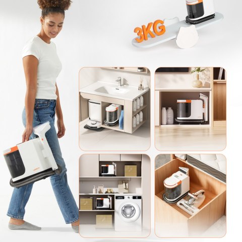Odkurzacz piorący 12000Pa 450W 55C samoczyszczenie B200-SE - biały Odkurzacz piorący 12000Pa 450W 55C samoczyszczenie B200-SE - biały