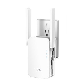 Wzmacniacz sygnału WIFI CUDY RE1800 LAN 1xGigabit AX1800 Dual Band Wi-Fi 6 Mesh Wzmacniacz sygnału WIFI CUDY RE1800 LAN 1xGigabit AX1800 Dual Band Wi-Fi 6 Mesh