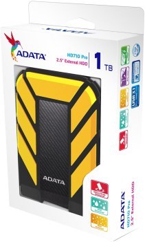 Dysk zewnętrzny HDD ADATA HD710 AHD710P-1TU31-CYL (1 TB; 2.5 ; USB 3.1; 8 MB; kolor żółty) Dysk zewnętrzny HDD ADATA HD710 AHD710P-1TU31-CYL (1 TB; 2.5 ; USB 3.1; 8 MB; kolor żółty)