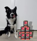 Karma Mokra Dla Psów RAFI z Wołowiną, Borówką i Żurawiną 400g - 48 szt.