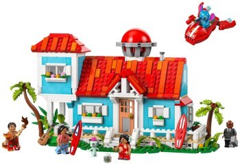 LEGO Disney 43268 Domek na plaży Lilo i Sticha LEGO Disney 43268 Domek na plaży Lilo i Sticha
