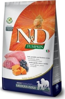 Farmina N&D Pumpkin sucha karma dla psów dorosłych ras średnich i dużych z jagnięciną 12kg Farmina N&D Pumpkin sucha karma dla psów dorosłych ras średnich i dużych z jagnięciną 12kg