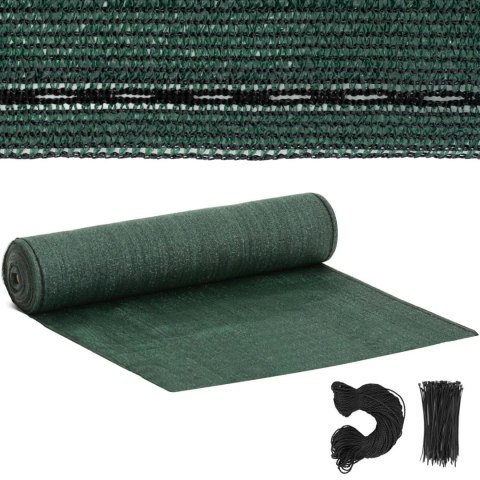 Siatka cieniująca maskująca do ogrodzenia HDPE 50 x 1 m 150 g/m2 - zestaw Siatka cieniująca maskująca do ogrodzenia HDPE 50 x 1 m 150 g/m2 - zestaw
