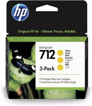 Toner - HP 712 żółty trzypak 3ED79A Toner - HP 712 żółty trzypak 3ED79A