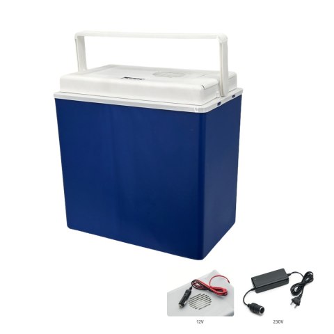 Lodówka samochodowa elektryczna 30L KAMAI ICEGO, zasilanie 12-230V, niebieska Lodówka samochodowa elektryczna 30L KAMAI ICEGO, zasilanie 12-230V, niebieska