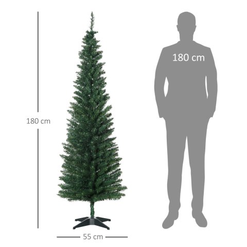 Choinka Sztuczna Jodła Wąska 390 Gałęzi 180 cm PAKO 830-182 Choinka Sztuczna Jodła Wąska 390 Gałęzi 180 cm PAKO 830-182