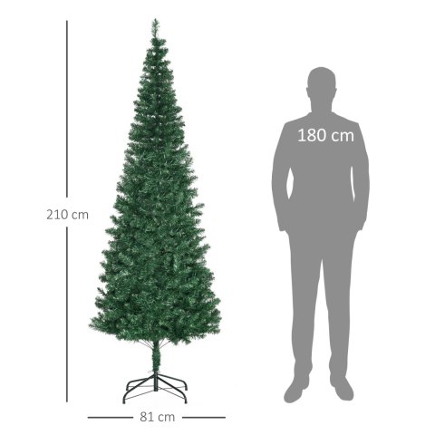 Choinka Sztuczna Jodła Wąska 631 Gałęzi 210 cm PAKO 830-183 Choinka Sztuczna Jodła Wąska 631 Gałęzi 210 cm PAKO 830-183