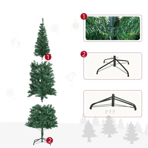 Choinka Sztuczna Jodła Wąska 631 Gałęzi 210 cm PAKO 830-183 Choinka Sztuczna Jodła Wąska 631 Gałęzi 210 cm PAKO 830-183