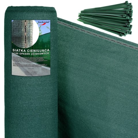 Siatka cieniująca maskująca 135g 1,5X50 m zielona Siatka cieniująca maskująca 135g 1,5X50 m zielona