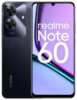 Smartfon realme Note 60 6/128GB czarny Smartfon realme Note 60 6/128GB czarny