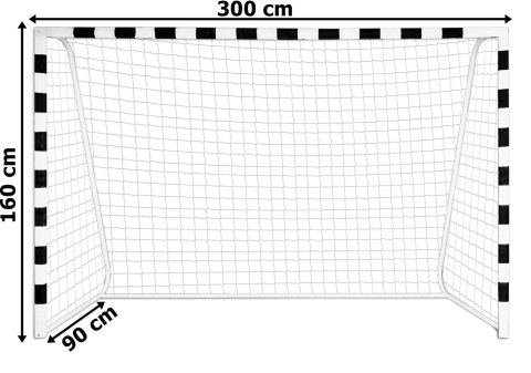 Bramka piłkarska treningowa LEONARDO 300X160 Bramka piłkarska treningowa LEONARDO 300X160
