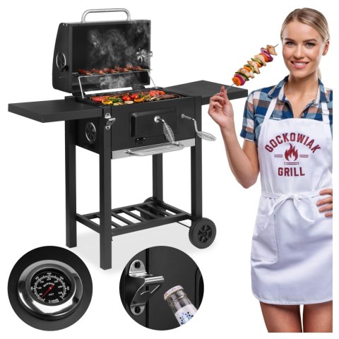 Grill węglowy ogrodowy CARBON czarny Grill węglowy ogrodowy CARBON czarny