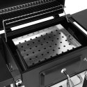 Grill węglowy ogrodowy CARBON czarny