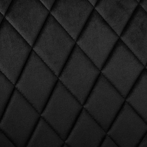 Krzesło welurowe HAVANA VELVET czarne Krzesło welurowe HAVANA VELVET czarne