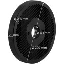 Matryca do peleciarki WIE-PM-1000 śr. 200 otwory 2.5 mm