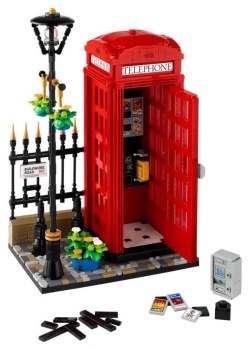 LEGO Ideas 21347 Czerwona londyńska budka telefoniczna LEGO Ideas 21347 Czerwona londyńska budka telefoniczna