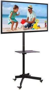 Uchwyt - Techly 100730 Mobilny stojak do telewizora LED/LCD/PDP, 23-55'', 25kg, regulowany, półka AV Uchwyt - Techly 100730 Mobilny stojak do telewizora LED/LCD/PDP, 23-55'', 25kg, regulowany, półka AV