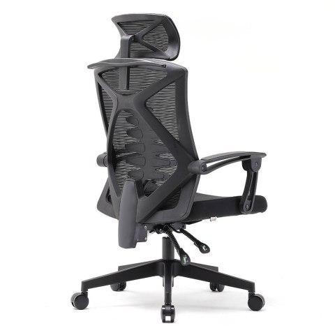 Fotel ergonomiczny ANGEL biurowy obrotowy Spino czarny Fotel ergonomiczny ANGEL biurowy obrotowy Spino czarny