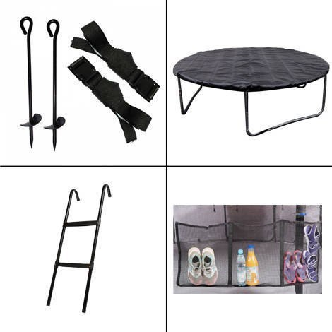 Trampolina Ogrodowa Jumpi 435cm/14FT Maxy Comfort Niebieska Z Wewnętrzną Siatką Trampolina Ogrodowa Jumpi 435cm/14FT Maxy Comfort Niebieska Z Wewnętrzną Siatką