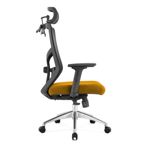 Fotel biurowy ergonomiczny Rosa musztardowy ANGEL Fotel biurowy ergonomiczny Rosa musztardowy ANGEL
