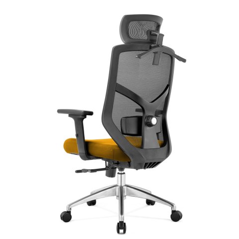Fotel biurowy ergonomiczny Rosa musztardowy ANGEL Fotel biurowy ergonomiczny Rosa musztardowy ANGEL