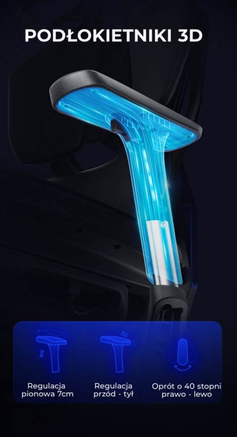 Fotel ergonomiczny gamingowy Angel Furia PRO Fotel ergonomiczny gamingowy Angel Furia PRO