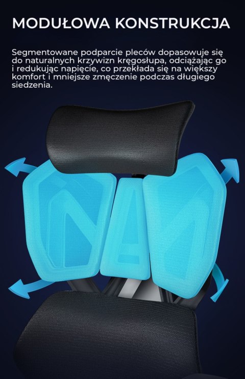 Fotel ergonomiczny gamingowy Angel Furia PRO Fotel ergonomiczny gamingowy Angel Furia PRO